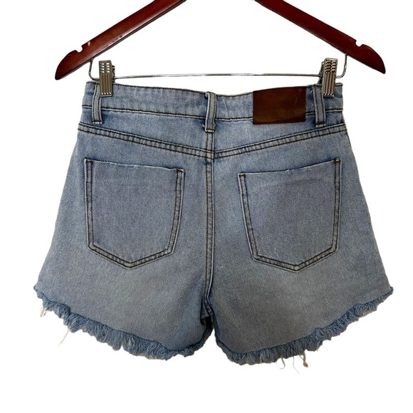 Billabong Drift Away Frayed Denim Shorts - Picture 7 of 12